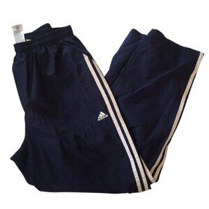 Adidas Climaproof Navy Lined Track Pants Size M